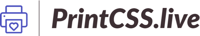 PrintCSS Live Logo