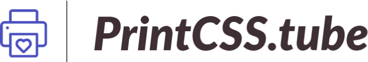 PrintCSS Tube Logo